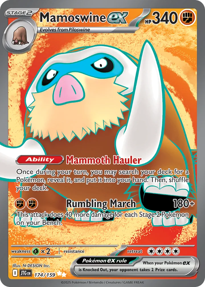Mamoswine ex, Journey Together 174/159