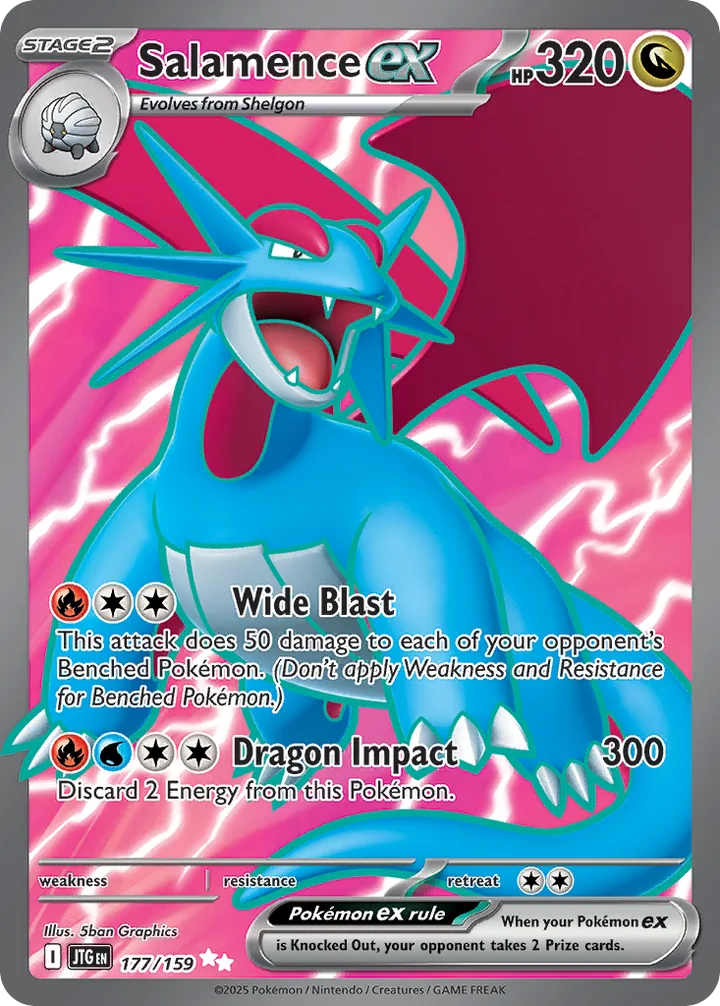 Salamence ex, Journey Together 177/159