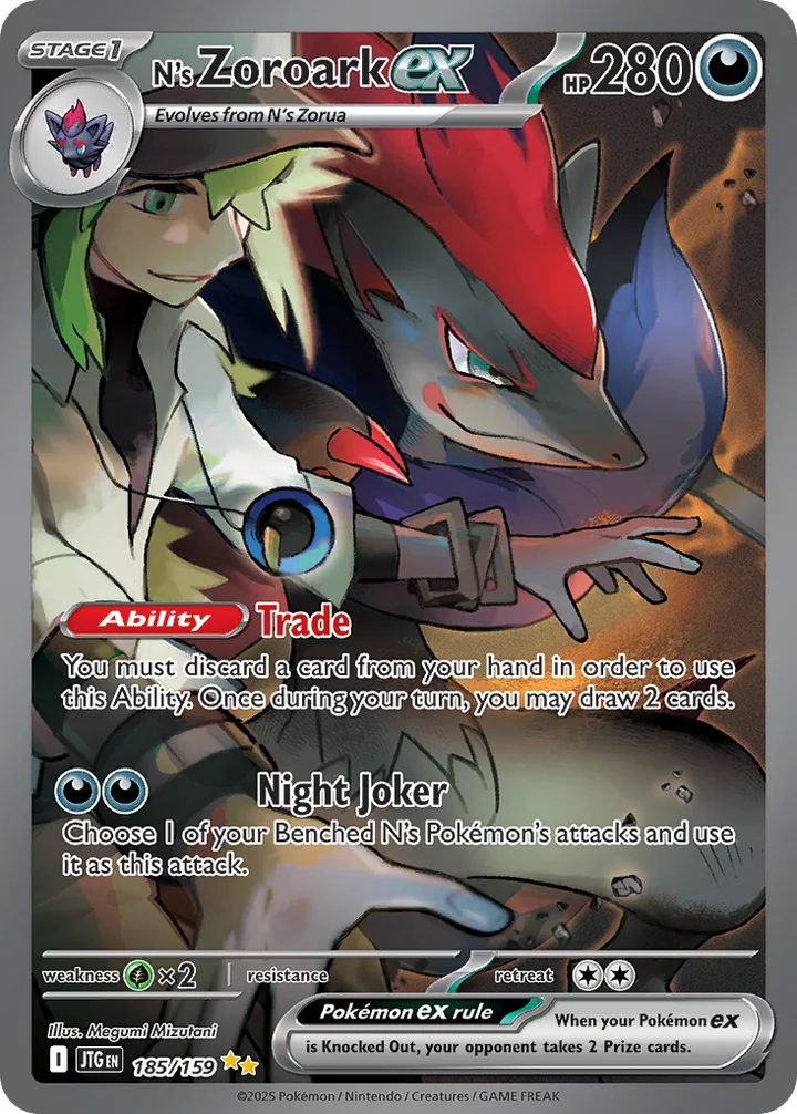 N’s Zoroark ex, Journey Together 185/159