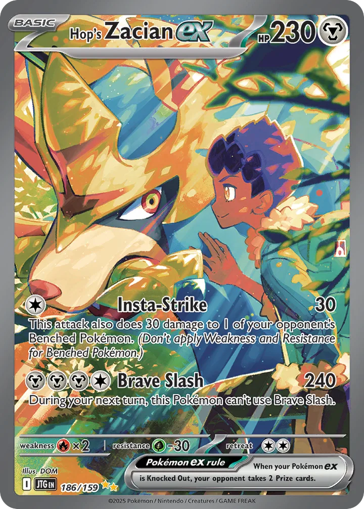 Hop’s Zacian ex, Journey Together 186/159