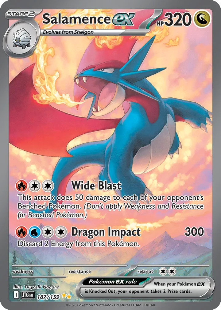 Salamence ex, Journey Together 187/159
