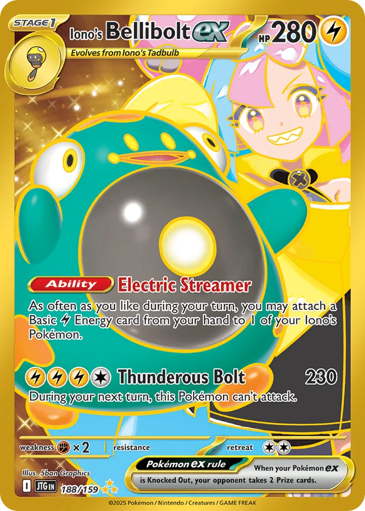 Iono’s Bellibolt ex, Journey Together 188/159