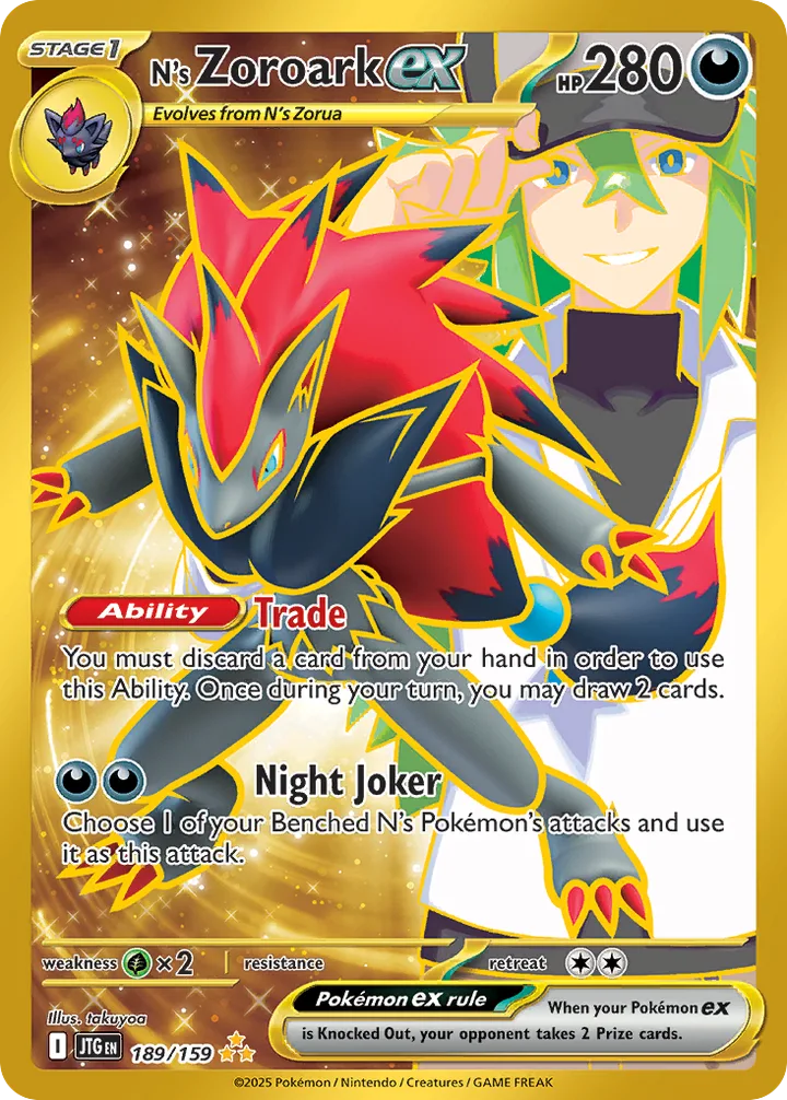 N’s Zoroark ex, Journey Together 189/159
