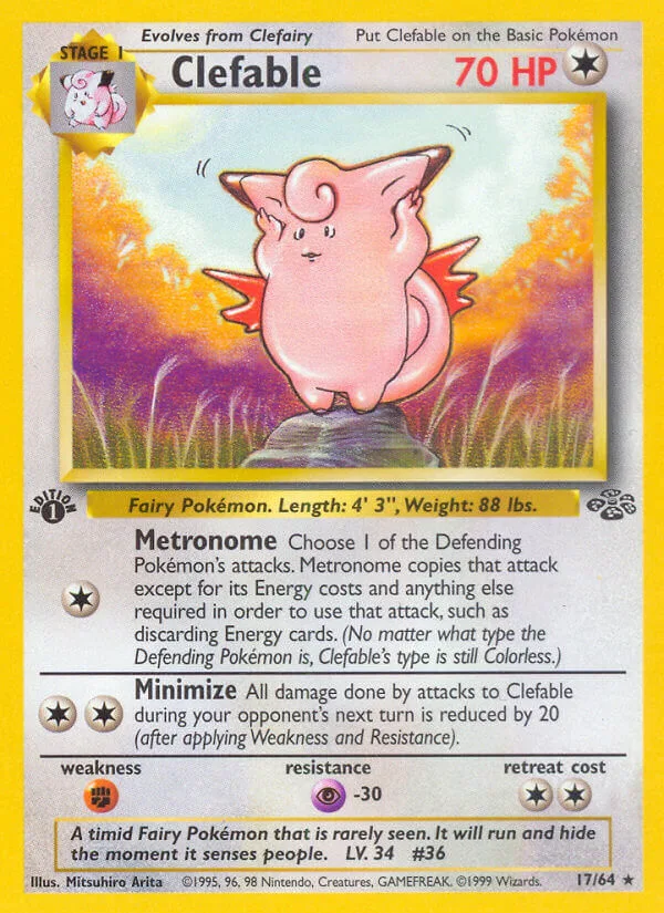 Clefable, Jungle 17/64