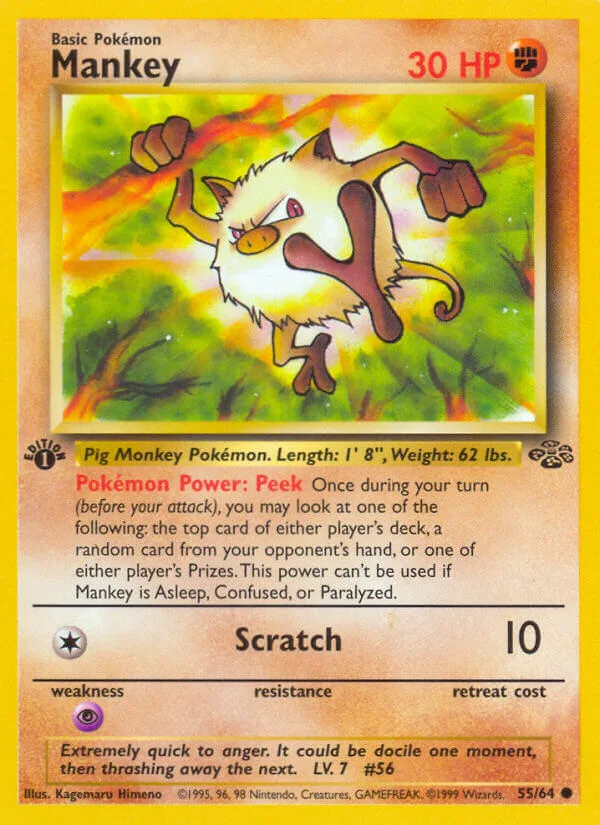 Mankey, Jungle 55/64