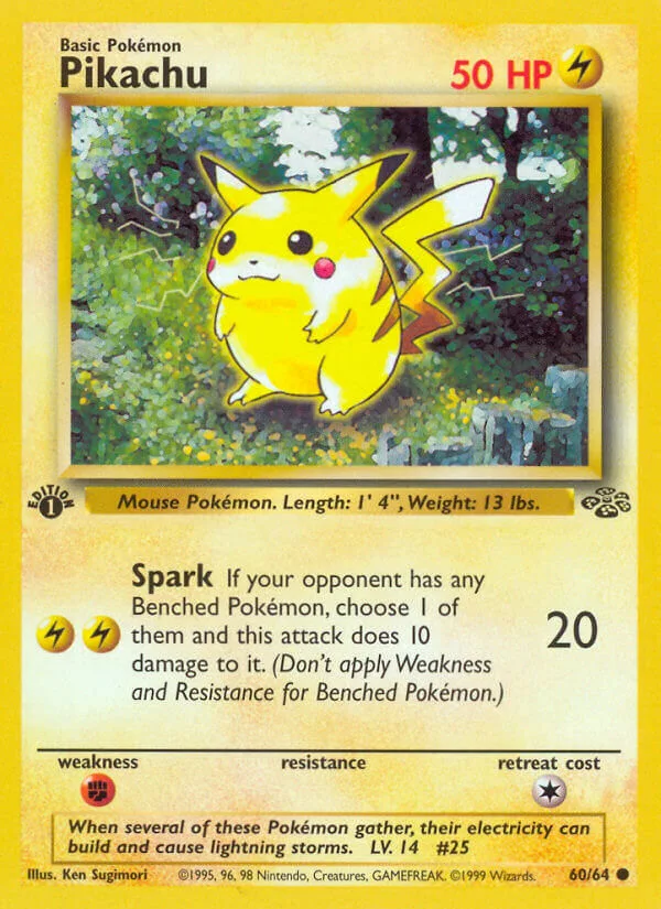 Pikachu, Jungle 60/64