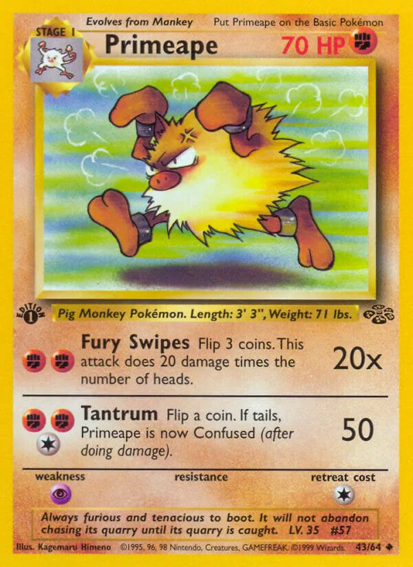 Primeape, Jungle 43/64