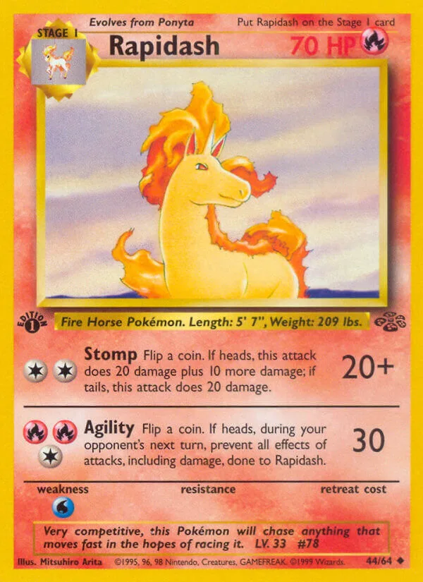 Rapidash, Jungle 44/64