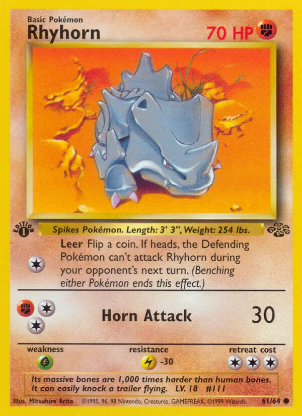 Rhyhorn, Jungle 61/64