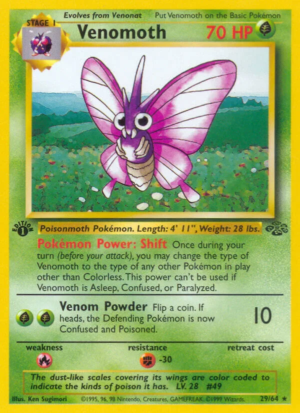 Venomoth, Jungle 29/64