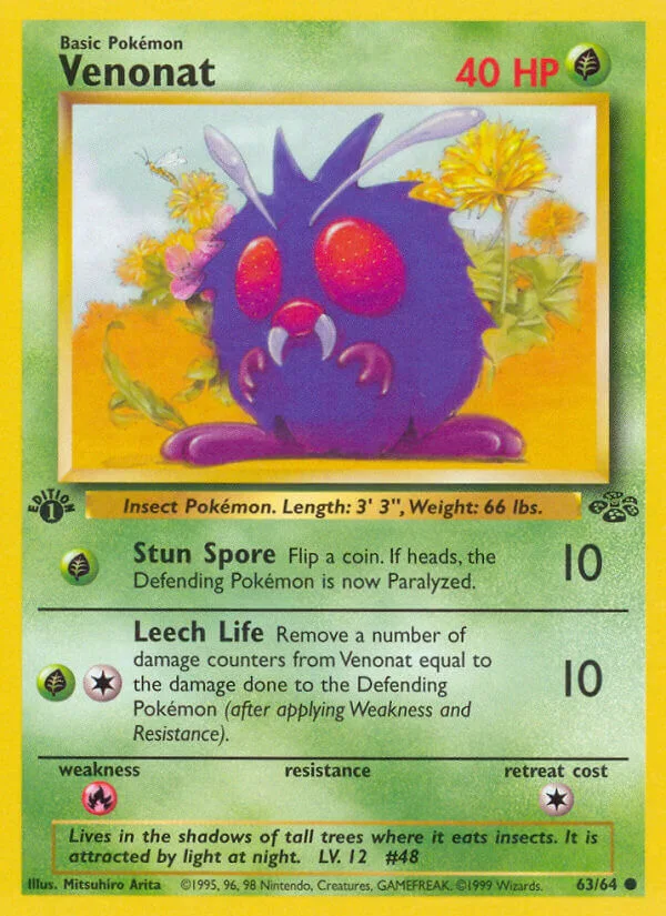 Venonat, Jungle 63/64