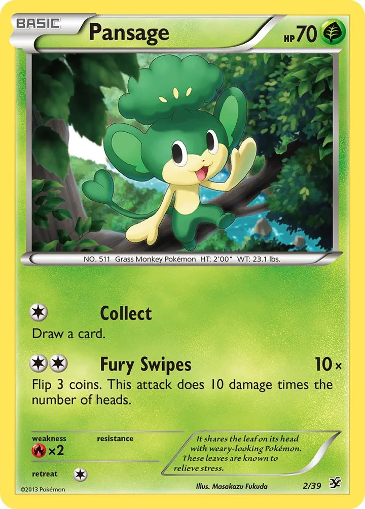 Pansage, Kalos Starter Set 2/39