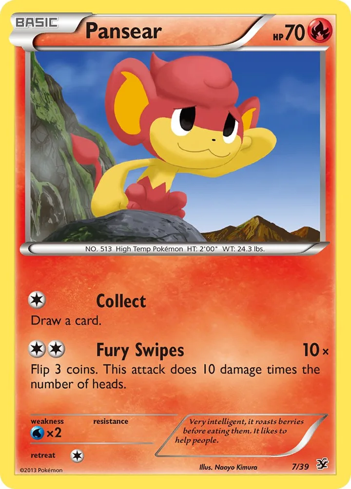 Pansear, Kalos Starter Set 7/39
