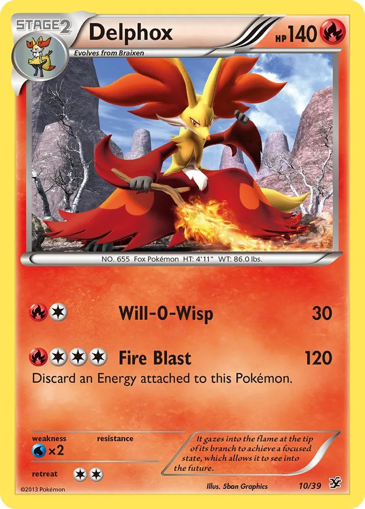 Delphox, Kalos Starter Set 10/39