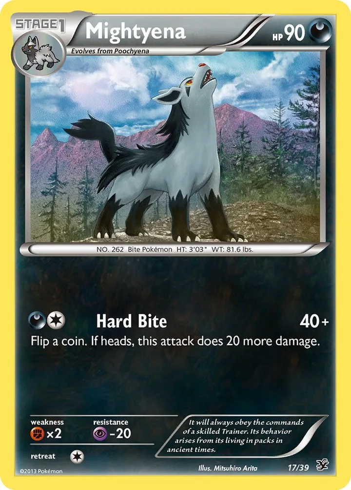 Mightyena, Kalos Starter Set 17/39