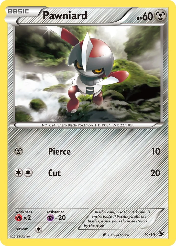 Pawniard, Kalos Starter Set 19/39