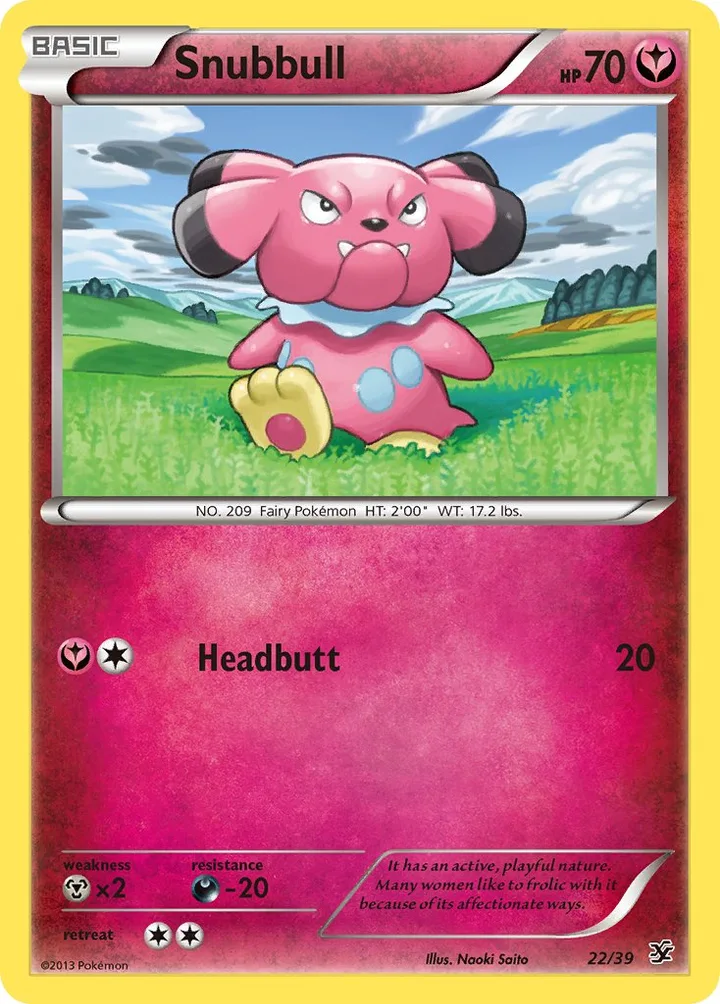 Snubbull, Kalos Starter Set 22/39