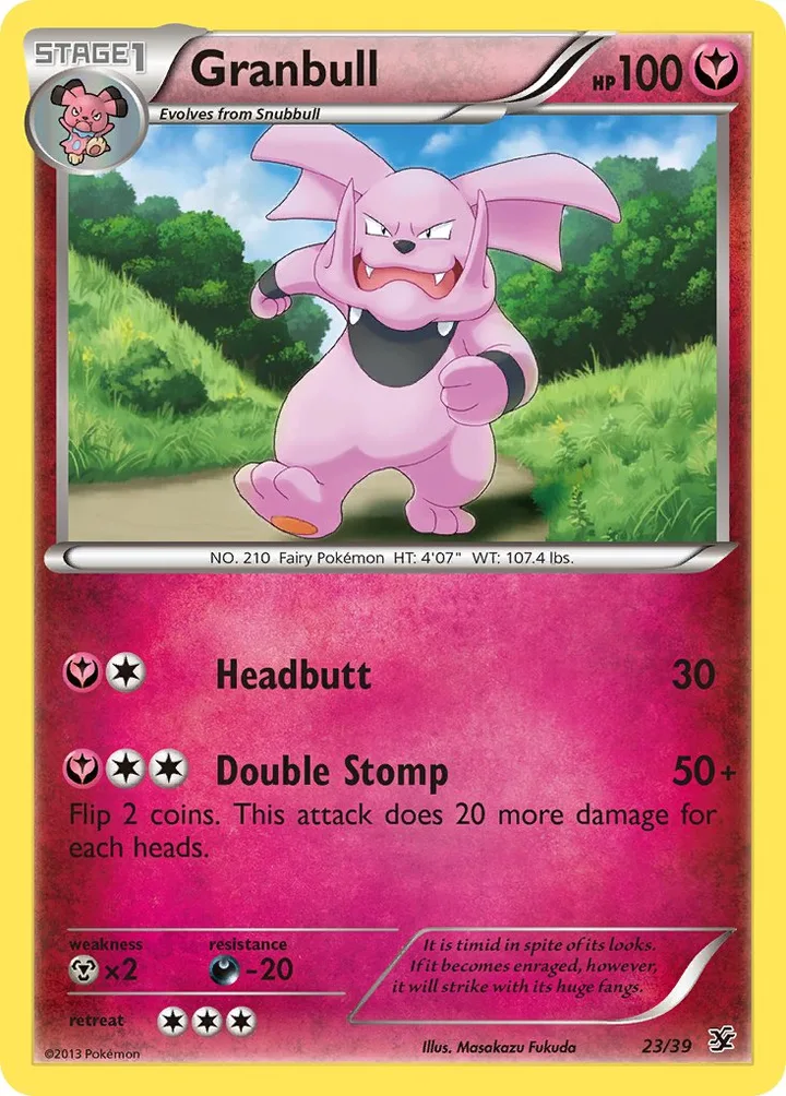 Granbull, Kalos Starter Set 23/39