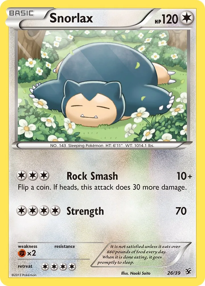 Snorlax, Kalos Starter Set 26/39