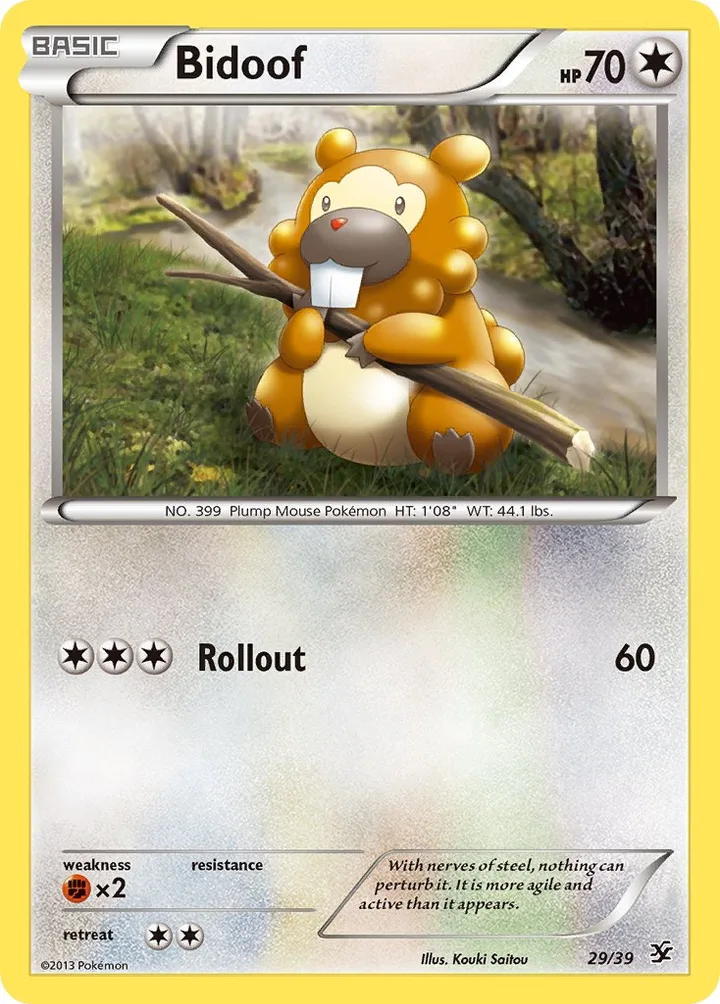 Bidoof, Kalos Starter Set 29/39