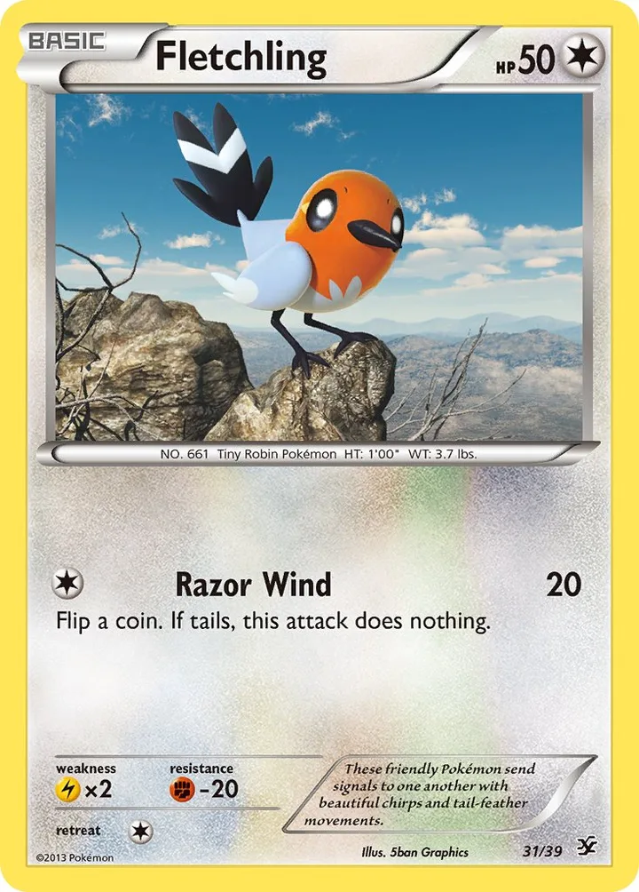 Fletchling, Kalos Starter Set 31/39