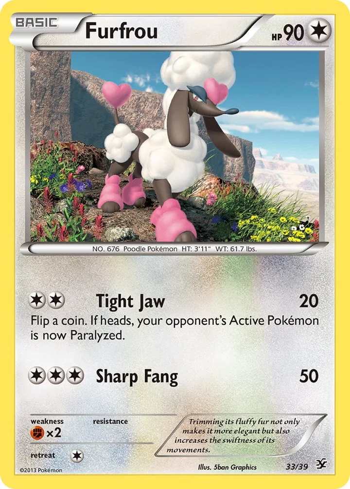 Furfrou, Kalos Starter Set 33/39