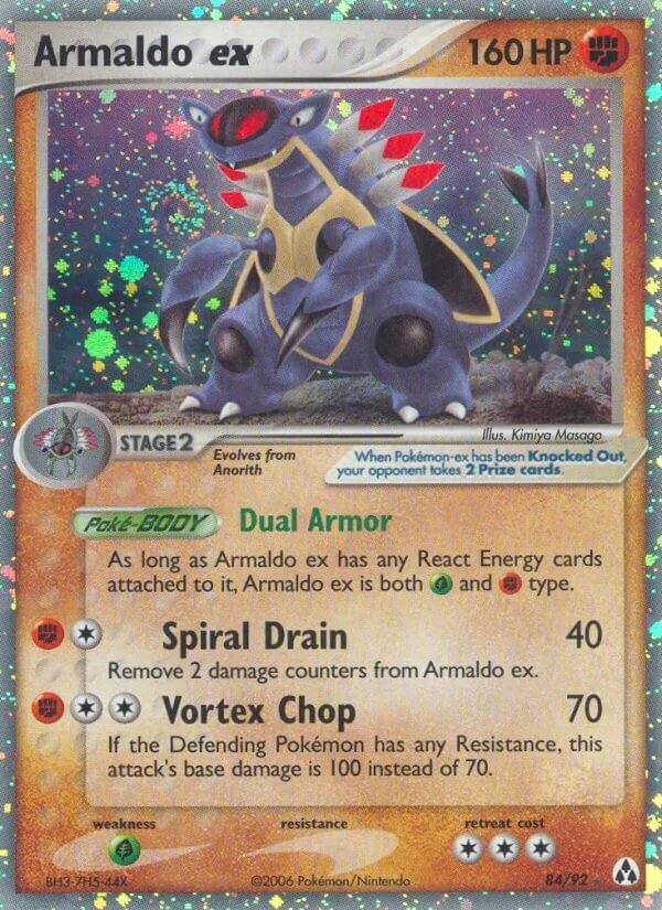 Armaldo ex, Legend Maker 84/92
