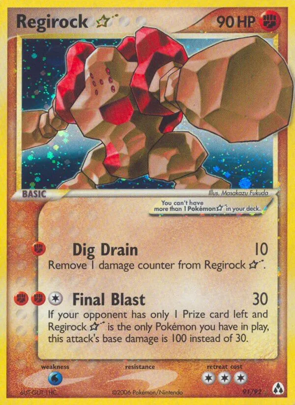 Regirock Star, Legend Maker 91/92