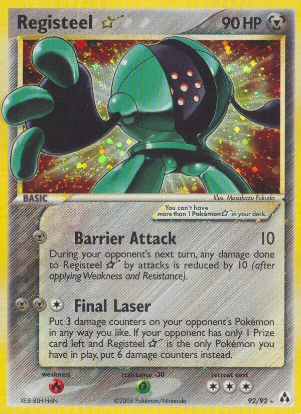 Registeel Star, Legend Maker 92/92