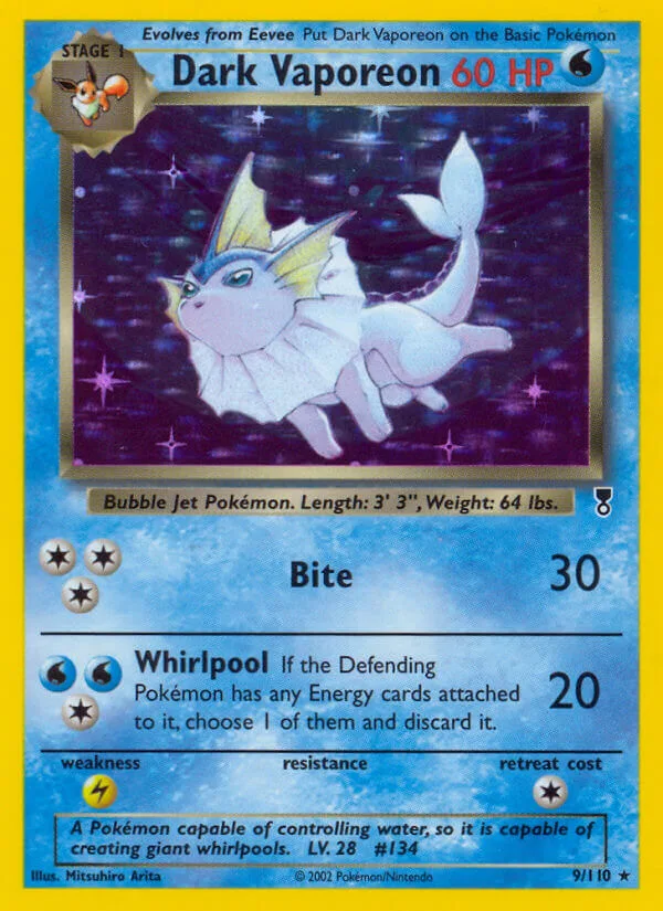 Dark Vaporeon, Legendary Collection 9/110