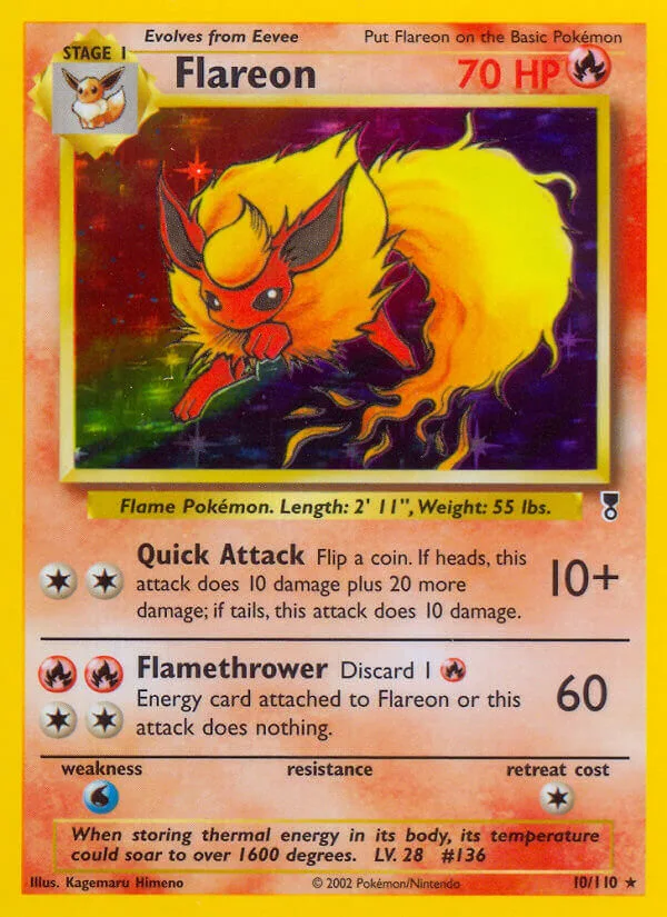 Flareon, Legendary Collection 10/110