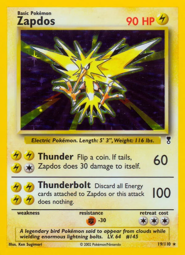 Zapdos, Legendary Collection 19/110