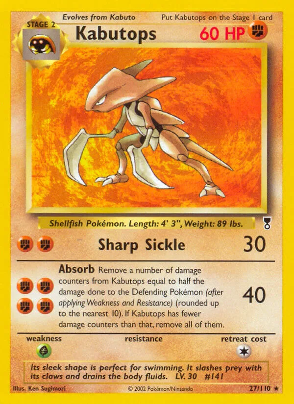 Kabutops, Legendary Collection 27/110