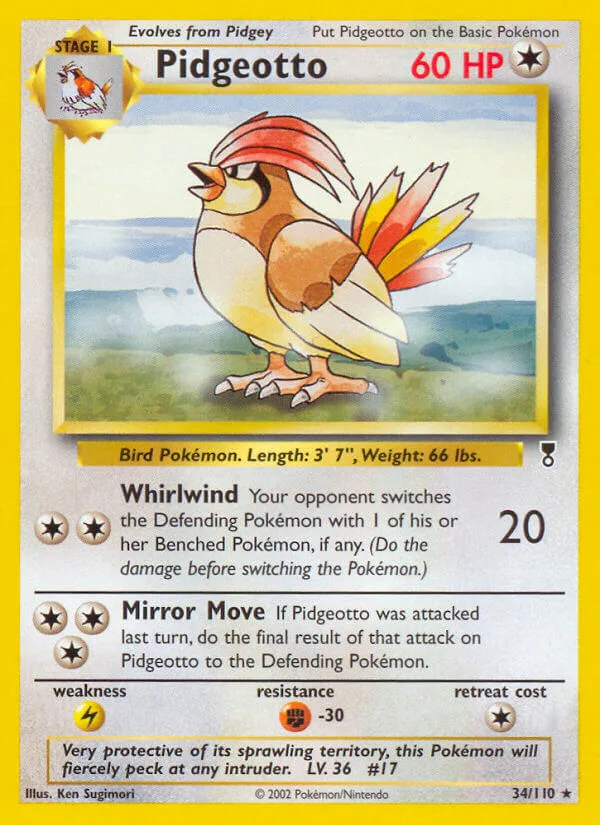 Pidgeotto, Legendary Collection 34/110