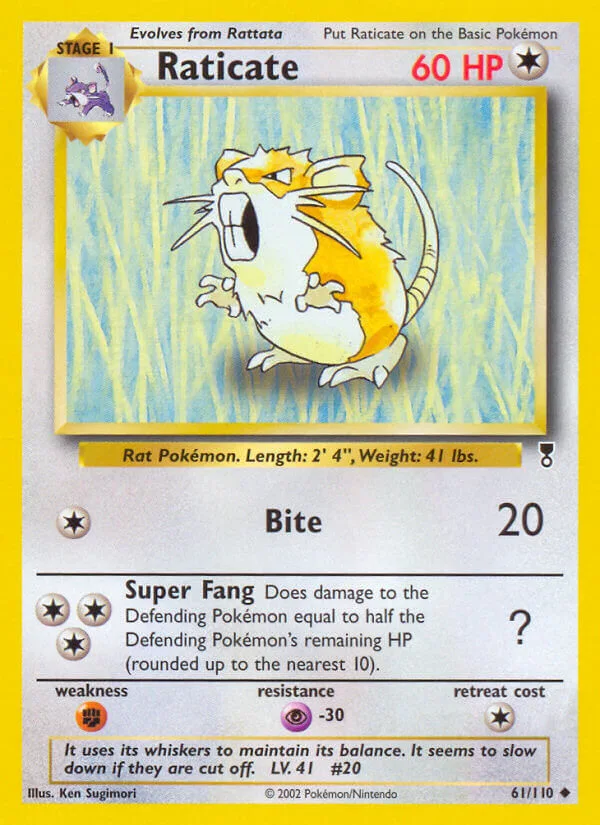 Raticate, Legendary Collection 61/110