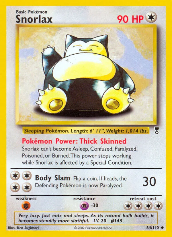 Snorlax, Legendary Collection 64/110