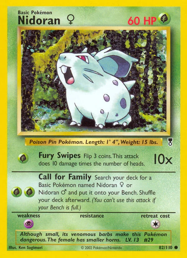 Nidoran Female, Legendary Collection 82/110