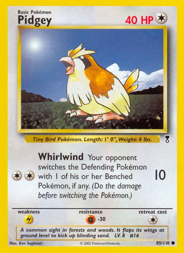Pidgey, Legendary Collection 85/110