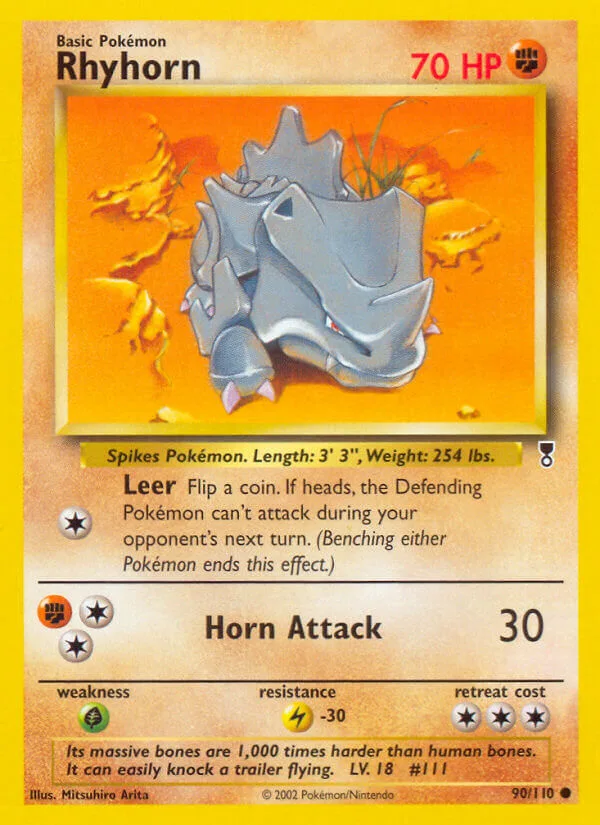 Rhyhorn, Legendary Collection 90/110