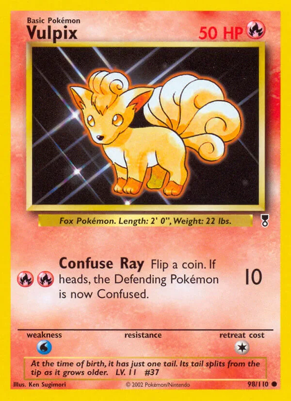 Vulpix, Legendary Collection 98/110