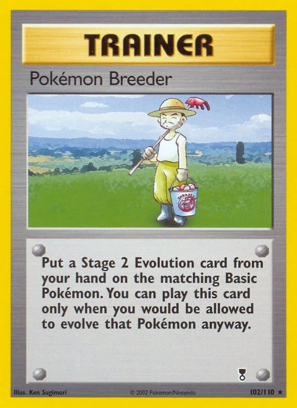 Pokémon Breeder, Legendary Collection 102/110
