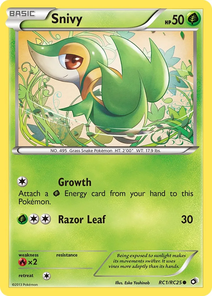 Snivy, Legendary Treasures RC1/RC25