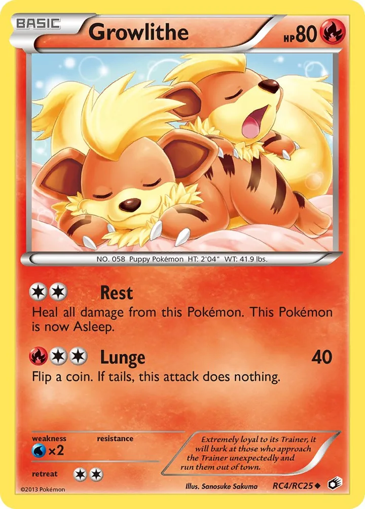 Growlithe, Legendary Treasures RC4/RC25
