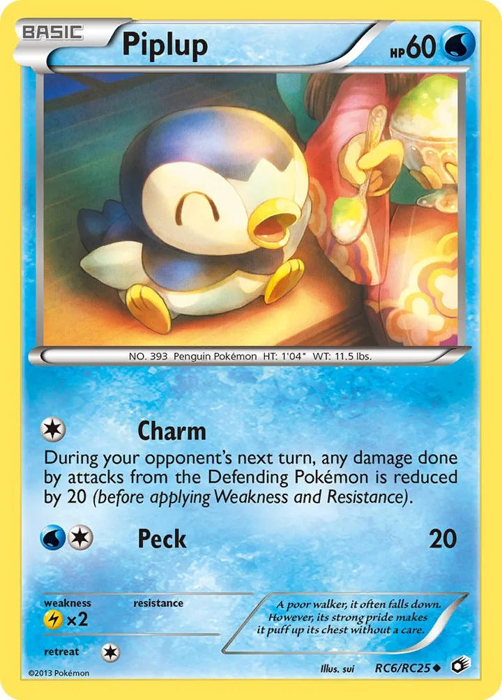 Piplup, Legendary Treasures RC6/RC25