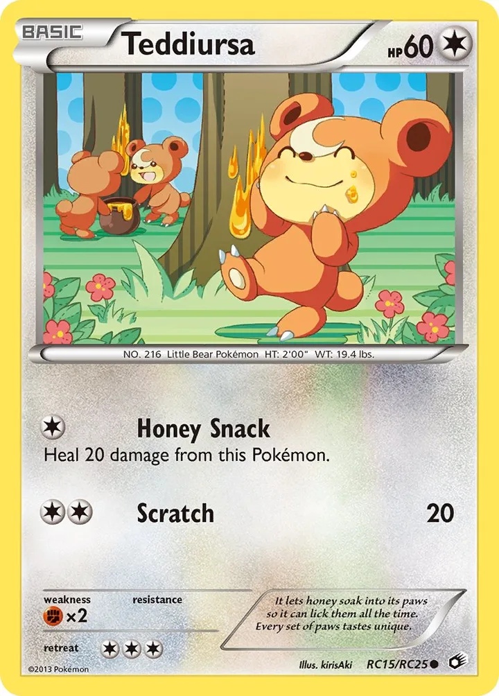 Teddiursa, Legendary Treasures RC15/RC25