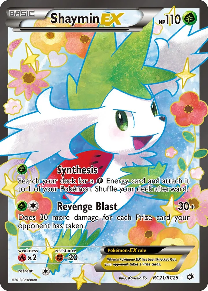 Shaymin-EX, Legendary Treasures RC21/RC25
