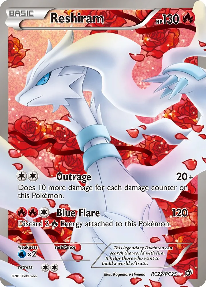Reshiram, Legendary Treasures RC22/RC25