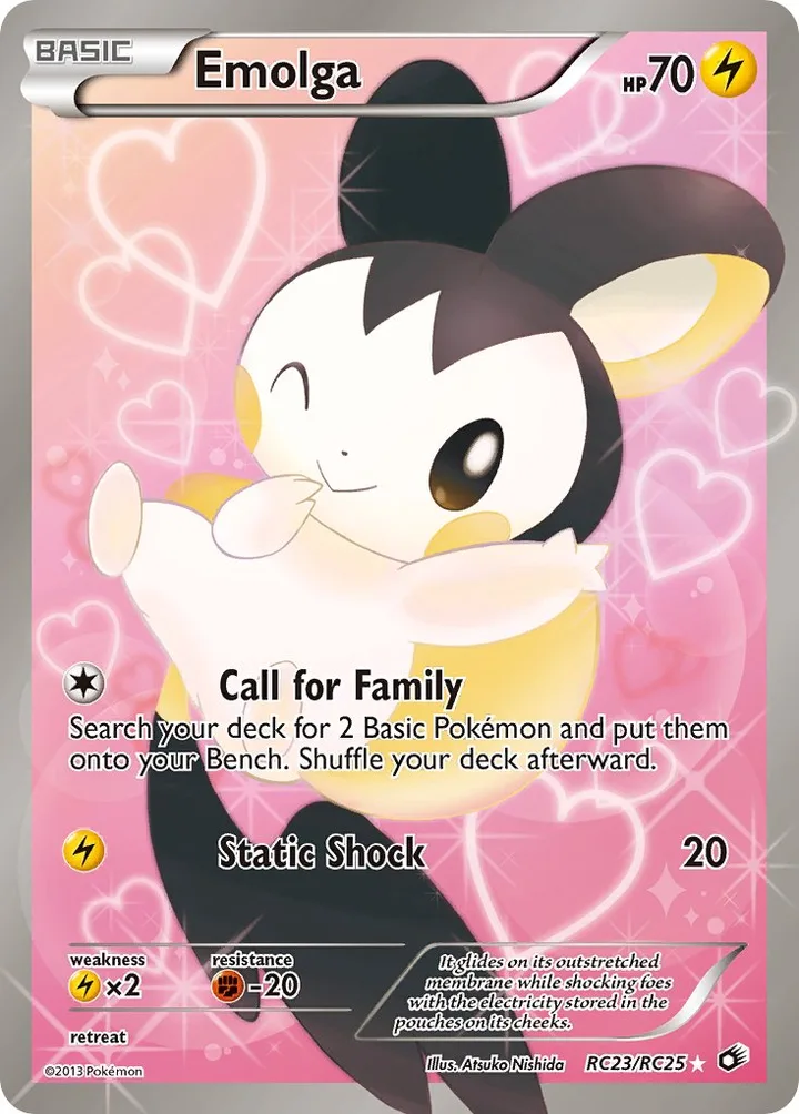 Emolga, Legendary Treasures RC23/RC25