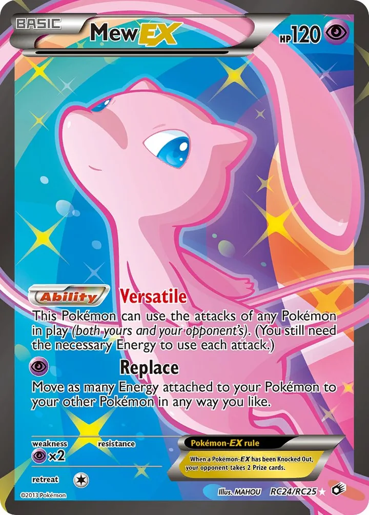 Mew-EX, Legendary Treasures RC24/RC25