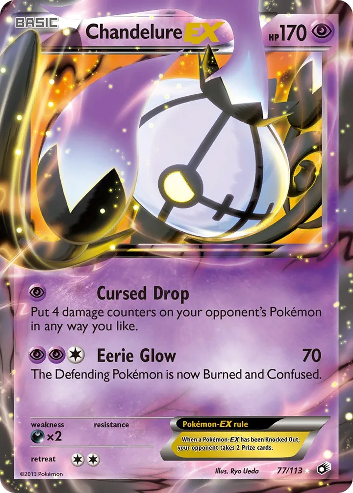 Chandelure-EX, Legendary Treasures 77/113